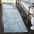 thumbnail image 3 of SAFAVIEH Marquee Georgiana Floral Area Rug, Blue/Ivory, 8' x 8' Round, 3 of 10