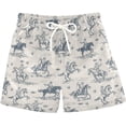thumbnail image 1 of Boys Swim Trunks Beach Board Shorts Quick Dry Toddler Swimsuit Bathing Suits with Mesh Lining, 1 of 7