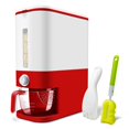 thumbnail image 1 of Dispensador de arroz Lenwi, recipiente grande de almacenamiento de cereales de 11,34 kg, 1 of 6