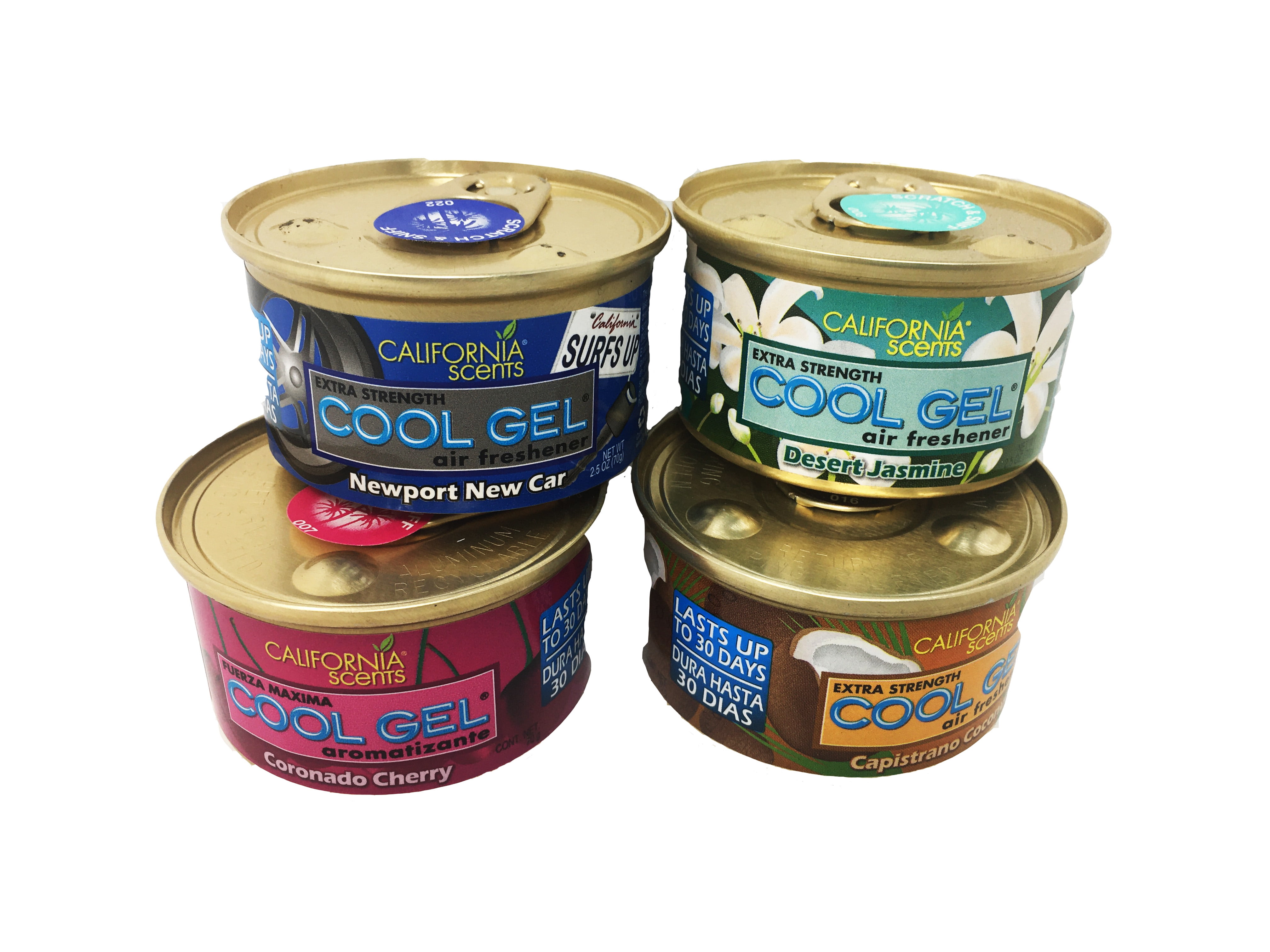 Cool Gel Air Freshener Extra strength California Scents Assorted pack