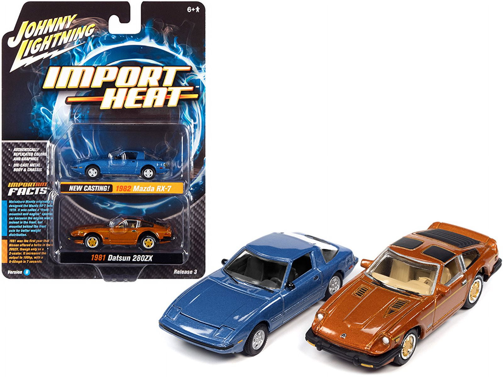 Diecast 1985 Nissan 300ZX #33 Red White and Blue Diecast 1985 Nissan 300ZX #33 Red White and Blue