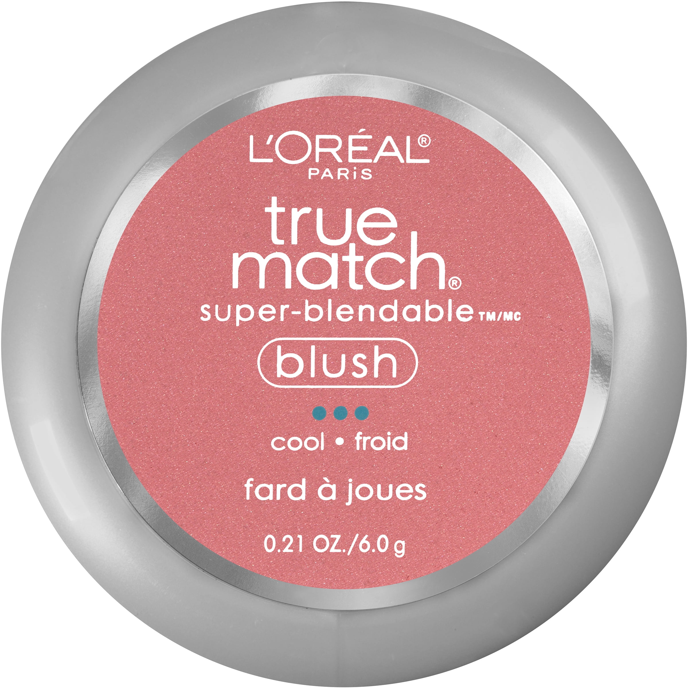 L'Oreal Paris True Match Super Blendable Blush, Soft Powder Texture, Spiced Plum, 0.21 oz