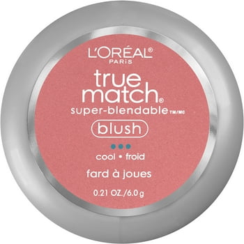 L'Oreal Paris True Match Super Blendable Blush, Soft Powder Texture, Spiced Plum, 0.21 oz
