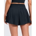 thumbnail image 3 of CRZ YOGA Softretch 2 in 1 Causal Shorts for Women High Waisted Flowy Yoga Lounge Workout with Pockets, 3 of 6