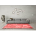thumbnail image 3 of Ahgly Company Indoor Square Patchwork Red Transitional Area Rugs, 4' Square, 3 of 4