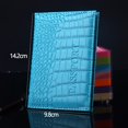 thumbnail image 4 of Fundas De Cuero PU Con Patrón De Cocodrilo Para Pasaportes Cartera De Viaje Soporte De Tarjeta De Identificación Unisex, 4 of 4
