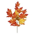 thumbnail image 1 of EIMELI Fake Leave Simulation Plants Artificial Maple Leaves Branches Garden Hotal Office Bar Decorative Red Background Wedding, 1 of 11