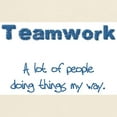 thumbnail image 3 of CafePress - Teamwork Blue Ash Grey T Shirt - Men's Classic Graphic T-Shirt, 3 of 4