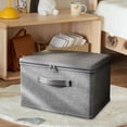 thumbnail image 6 of Heavy-Duty Storage Box with Carry Handles - Thickened Wardrobe Organizer for Home Essentials, 6 of 7