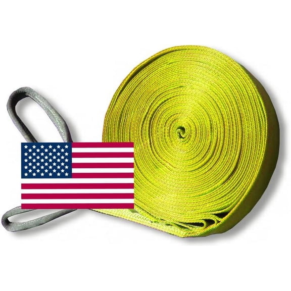 U.S. made XD SNATCH STRAP (4 inch X 30 ft) (OFF-ROAD RECOVERY)
