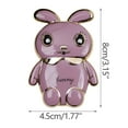 thumbnail image 3 of HBBKVI Phone Holder Foldable Bunny Phone Bracket Mobile Phone Desktop Cute Card Ventilated Student Gift Suitable for Flat Panel Live Broadcast, 3 of 3
