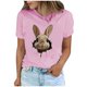 thumbnail image 2 of Tops de Cuello Alto para las Mujeres Amante Impreso Camiseta Cuello Redondo Manga Corta, Poliéster Spandex, 2 of 7