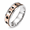 Rose Gold, variant on Men’s Eclipse Inspired Spinner Ring Stainless Steel Rotating Celestial Band With Outer Moving Design For Casual Wear Unique Gift For Him