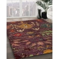 thumbnail image 2 of Ahgly Company Indoor Rectangle Abstract Red Abstract Area Rugs, 3' x 5', 2 of 6