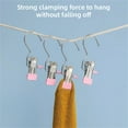 thumbnail image 4 of Giyblacko Hooks for Hanging Laundry Hook Strap Clip Boot Rack Heavy Duty Clothing Pin Portable Metal Drying Clip For Bras Socks Towels Underwear, 4 of 8