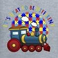thumbnail image 6 of Wild Bobby Its Okay to Be Different | Train Autism Awareness Unisex Hoodie Sweatshirt, 6 of 6