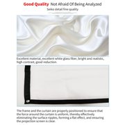 Projector Screen 150in Double Sided Projection for Home Theater Outdoor Indoor