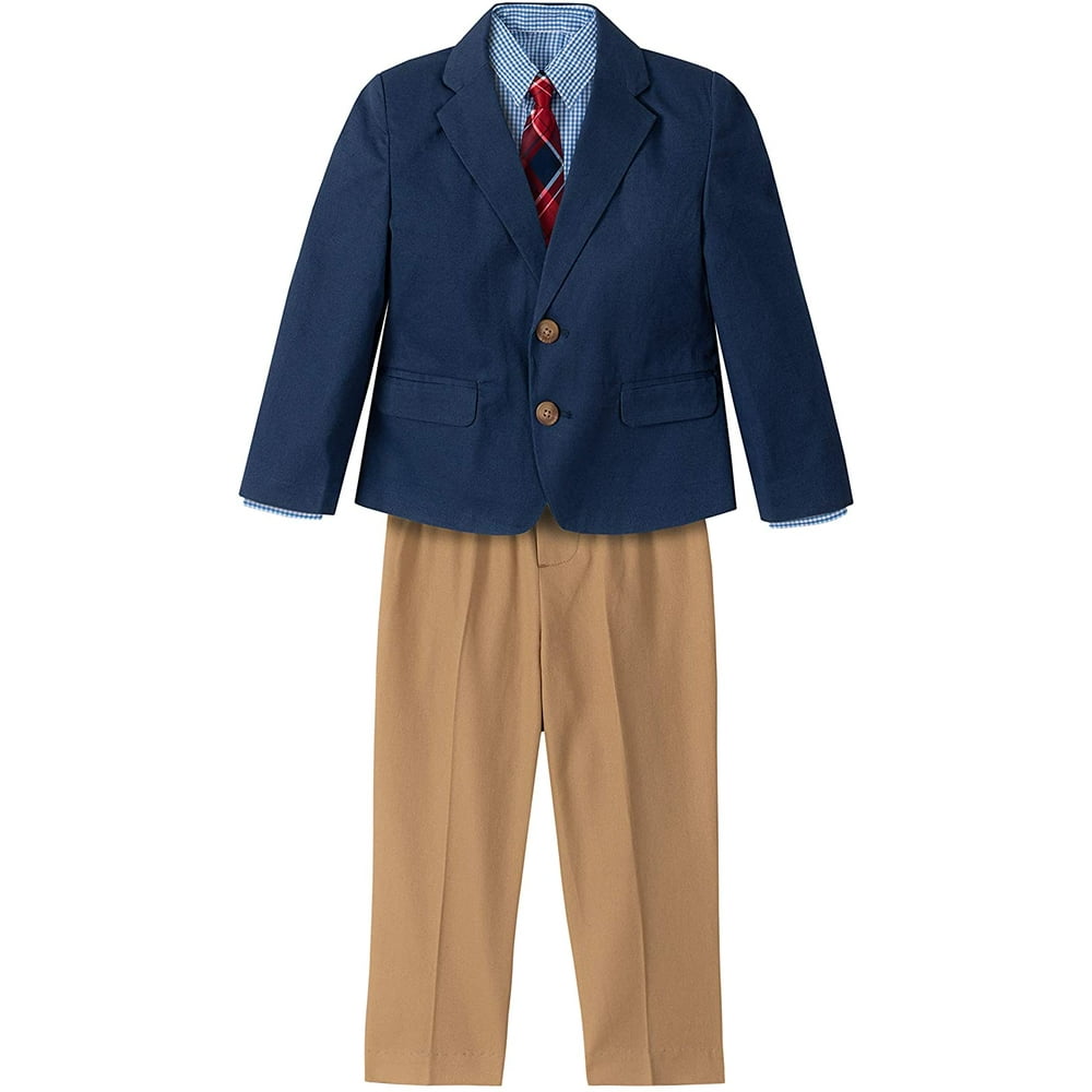Nautica Nautica Boys 4 Piece Suit Set With Dress Shirt Tie Jacket nautica-nautica-boys-4-piece-suit-set-with-dress-shirt-tie-jacket