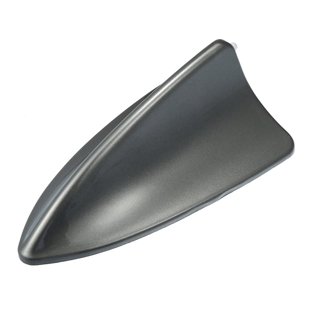Antena Plástico con Forma de Aleta de Tiburón Gris Oscuro Ornamento de Coche