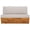 Natural/Light Grey, variant on Safavieh Lynn Wood Outdoor Sofa, Natural/Light Gray