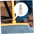 thumbnail image 2 of KONTONTY Tip for Extension Pole Threaded Head Iron Metal Rod Handle Tips for Wood Poles Thread Metal Adapter, 2 of 8