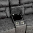 thumbnail image 5 of Pemberly Row Microfiber Double Reclining Love Seat in Gray, 5 of 8