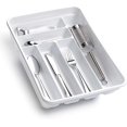 1 Tier Large & Deep CUTLERY TRAY Flatware Organiser Strong Plastic