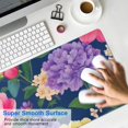 thumbnail image 4 of Long Mouse Pads for Desk,Pioneer Flower Floral Print Pattern Desk Mats on Top Of Desks, Desk Mouse Pad Extra Large with 3mm Non-Slip Base and Stitched Edge for Gaming,Office,Work,Home 31.5"x11.8", 4 of 6