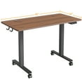 thumbnail image 4 of Cubiker 40 x 24 inch Standing Desk Height Adjustable Desk Home Office Electric Table, Espresso, 4 of 5