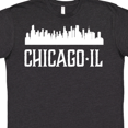 thumbnail image 4 of Inktastic Chicago Illinois Skyline IL Cities T-Shirt, 4 of 5