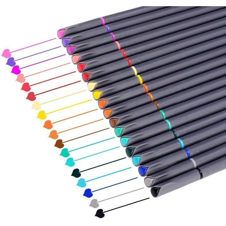 Colored Pens Fine Point Markers Fine Tip Drawing Pens Porous
