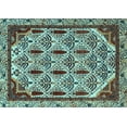 thumbnail image 1 of Ahgly Company Indoor Rectangle Abstract Light Blue Modern Area Rugs, 8' x 10', 1 of 4