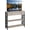 Grey, variant on Sunshen TV Stand for TV up to 45 inch, Narrow Tall Storage, Gray | Slim 12" Depth Fits Small Spaces, Industrial Media Console, Sturdy MDF & Metal Frame, Drawer & Open Shelves for Living Room