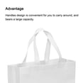 thumbnail image 4 of Unique Bargains Sac Cadeau Réutilisable Style Vertical Non Tissé 38x30cm, Blanc Lot de 10, 4 of 5