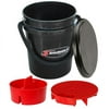 Shurhold 2462; Bucket Kit Cleaning 5-Gallon Black