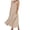 Khaki, variant on Ruimatai Women's V Neck Ruffle Cap Sleeve Pocket Loose Flowy Maxi Dresses for Women Daily Boho Casual Soft Breezy All-Day Relaxed Comfort Wear
