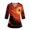 02-Red, variant on Halloween Scrub Tops for Woman Plus Size Stretch V-Neck 3/4 Sleeve Nursing Scrub Shirts Breathable Lightweight Medical Uniform 01-Gray M