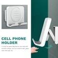 thumbnail image 3 of Wall Phone Holder Bathroom Tablet Cell Rack Adjustable Stand Car Mount Cellphone Bracket, 3 of 6