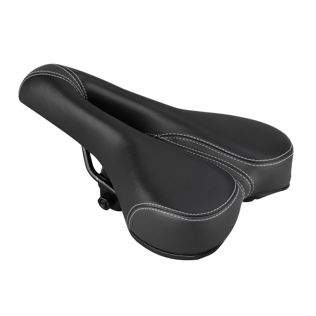 Black Bike Saddle Absorbing Mountain Bike Seat Comfortable Saddle Road Mountain Sports Cushion