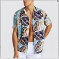 thumbnail image 4 of Camisas florales para hombre, verano 2024, camisas casuales frescas con estampado 3D de Hawaii para la playa, camisas de manga corta con solapa, blusas de calle, ropa para hombres y mujeres, 4 of 5