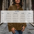 thumbnail image 5 of cocolona Womens Half Zip Pullover Sweatshirts Casual Long Sleeve Stand Collar Shirts Workout Loose Solid Color Tops, 5 of 8