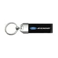 thumbnail image 2 of iPick Image - Large Genuine Black Leather Loop Strap Key Chain - Ford Edge, 2 of 5
