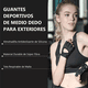 thumbnail image 2 of Guantes Gym Tacticos Pesas Crossfit Gimnasio Unixes Talla M, Color Negro, 2 of 4