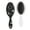 White-650, variant on Sketch Style Floral Hair Brush, Minimalist Artistic Detangler Hairbrush with Aesthetic Tribal Style, Suitable for Women Men Girls Kids, Wet & Dry Use