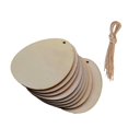 thumbnail image 1 of Colgantes de madera para huevos de Pascua, adornos de madera para huevos de Pascua, manualidades DIY, hogar 7 cm x 58 cm, 1 of 9