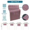 thumbnail image 7 of Red Blue White Stripes Table Runner Home Wedding Decor Table Flag Mat Table Centerpieces Decoration Party Dining Long Tablecloth, 7 of 7