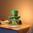 thumbnail image 5 of Qiopertar St. Patrick's Day Green Four-Leaf Acrylic Flatware Decoration, St. Patrick's Day Decorations Green Shamrock Ornament, Holiday Party Centerpiece for Home Table Shelf Mantel Decor, 5 of 7