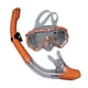 thumbnail image 1 of Máscara de buceo, equipo de snorkel seco, equipo de snorkel para buceo y apnea. Naranja, 1 of 9