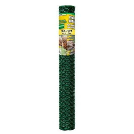 Plastic Poultry Netting - Midwest Air Tech/Import 308456B 36-In. x 50-Ft. PVC Poultry Netting