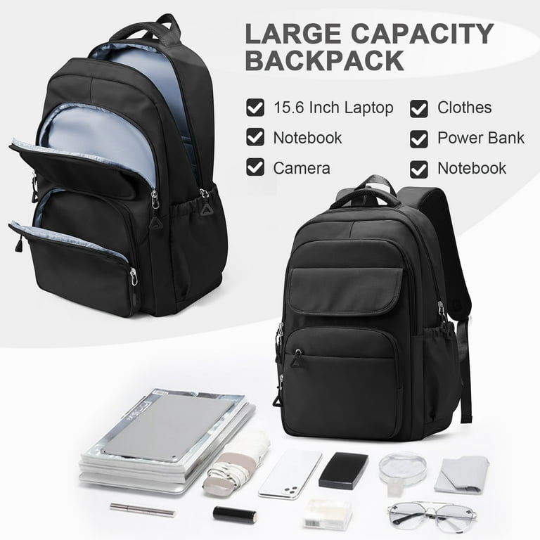 best and largest backpack for laptops for students kamater School Teen Boys & College - 15.6 Inch Large Capacity Laptop Bookbag with Sturdy Water Resistant Anti-Theft resistant and tear Extra Large Backpack for Men